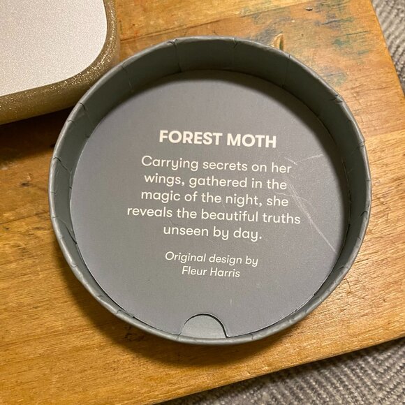 Erstwilder x Fleur Harris Forest Moth Resin Mini Brooch NWT (A) - Picture 2 of 4